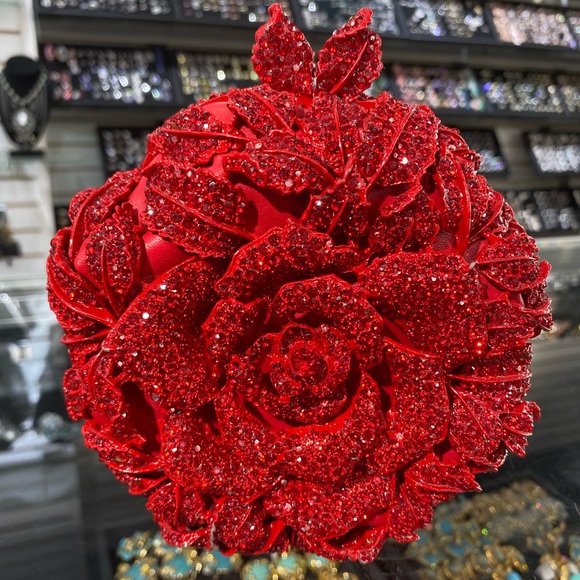 AKIRA Handbags - Beautiful Crystal Ross clutch purse